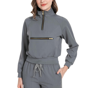 Medical Scrub Suit Uniform Hospital Nursing <b>Set</b> Custom Logo Wholesale <b>Doctor</b> Scrub Shaghaf Sports Wear Impex Sc2 100% Polyester - Product Image 3