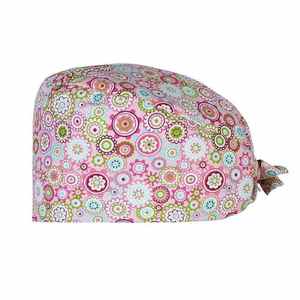 Chapeau de bloc opératoire pour hôpital, couvre-chef médical, bonnet chirurgical pour médecin et infirmière, en coton respirant, ajustable, design confortable - Product Image 6