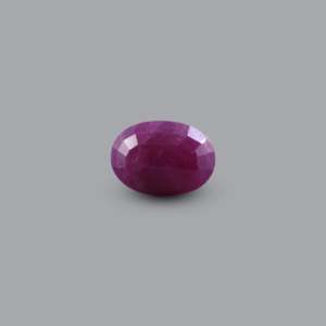 Loose 3.8 Carat Oval Cut African Ruby Natural Gemstone for Fine Jewelry - Product Image 2