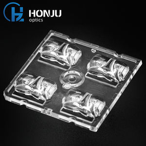 HONJU 157x65度街路灯レンズ5050モジュールレンズ用屋外プラスチックLED光学ライトレンズ - Product Image 3