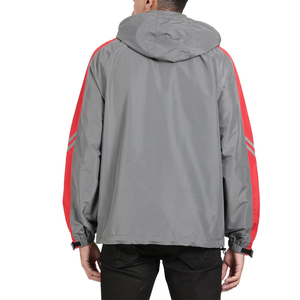 Unisex Solid Casual <b>Waterproof</b> Windbreaker Bomber Rain <b>Jacket</b> Lightweight Hooded Outerwear Front Zipper Wholesale Supplier - Product Image 6