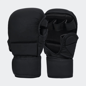 ถุงมือ MMA หนัง PU แบบด้าน สำหรับฝึกซ้อมและต่อสู้ ทนทาน ระบายอากาศได้ดี สำหรับการฝึกซ้อม ขายส่ง OEM - Product Image 1
