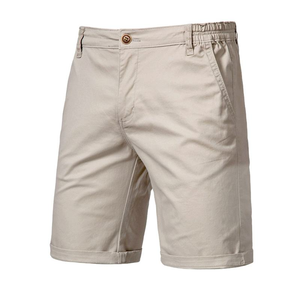 Shorts cargo gris pour homme, séchage rapide, respirant, taille mi-haute avec poches zippées, style décontracté Bermuda - Product Image 2