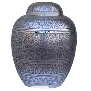 โกศและหม้อขี้เถ้าจากมนุษย์ที่น่าจดจำทำจากโกศขนาดใหญ่ทำจากโลหะ - Product Image 1