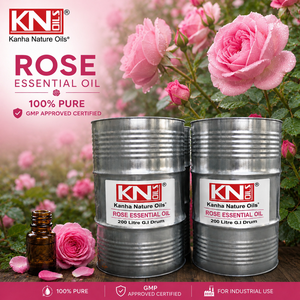 <b>Rose</b> Essential Oil 100% Pure Steam Distilled Rosa Damascena Cosmetic Grade Aromatherapy Perfumery Grade BG Kanha Nature Oils - Product Image 3