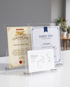 Elegant Acrylic Magnetic <b>Photo</b> <b>Frame</b> with Customizable Size & Color Durable for Displaying Cherished Memories - Product Image 1