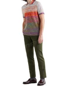 Camiseta de Algodón de Punto para Hombre, Talla Grande, Venta al por Mayor, Manga Corta, Deportiva, Informal, con Cuello, Transpirable, para Verano, Corte Regular - Product Image 2