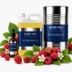 Huile de pépins de framboise rouge pure, nourrissante, parfum fruité, soin de la peau, soin des cheveux, mélange bien-être, huile d'extrait botanique naturelle de qualité supérieure - Product Image 1