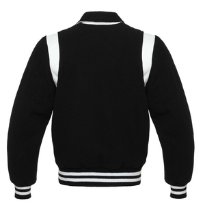 แจ็คเก็ต Varsity Letterman หนังวัว แต่งขนฟ็อกซ์ที่ไหล่ ไซส์ใหญ่ ระบายอากาศได้ดี ผลิตในปากีสถาน สำหรับฤดูหนาว - Product Image 6