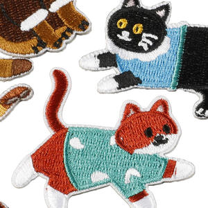 Wholesale Custom Embroidery Patches Iron On Skull Badge 3D Embroidered Graphic Fabric Patch for Hats Bags <b>Jackets</b> Backpacks DIY - Product Image 4