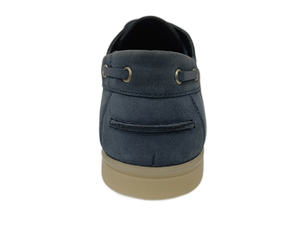 Mocasines de Lona Azul Marino con Punta Redonda, Cordones, Suela de Goma Transpirable, para Todas las Temporadas - Product Image 2