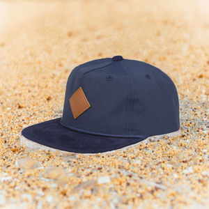 Casquettes de baseball en tissu imperméable de haute qualité pour l'été, personnalisables, 5 panneaux, avec patch en cuir, pour unisexe. - Product Image 6