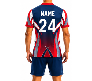 Ensemble d'uniformes de football rétro personnalisés pour hommes adultes, maillots de football à manches longues, tissu respirant à séchage rapide, impression numérique, entraînement - Product Image 5