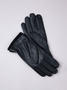<b>Mens</b> Touch Screen Windproof <b>Thermal</b> Breathable Eco-Friendly <b>Gloves</b> Winter Warm Cold Weather Anti Slip Cycling PU Leather - Product Image 5