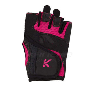 High Quality Durable Leather Half Finger Cycling Gloves for Men with Non-Slip Palm and Adjustable Wrist Strap - Product Image 2
