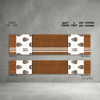 Carreaux de porcelaine Vistaar Matt Finish Step 120x30cm Riser 120x20cm antidérapants 11mm 4 pieds escalier bordure de marche céramique