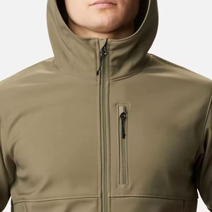Custom <b>Pockets</b> and Regular Fit New Design Softshell <b>Jacket</b> For Men Men's Outdoor Wear Softshell <b>Jacket</b> <b>With</b> Full <b>Zippers</b> - Product Image 4
