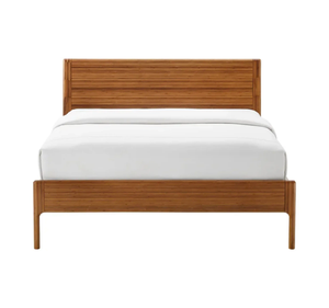 Auberge du Soleil - Base de Cama Tapizada de Madera de Teca Sólida, Estilo Moderno y Minimalista, Muebles Contemporáneos para Dormitorio, Hotel y Hogar - Product Image 3