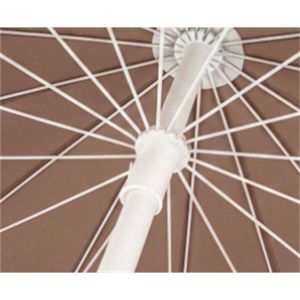 Parasol de patio bohème à franges de 7 pieds, inclinaison réglable à 30 degrés, auvent solaire extérieur portable, en métal, 2 sections, pour plage et hôtel - Product Image 5