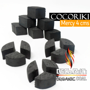 Carbón de Coco Premium CocoRiki Mercy para Hookah, Bajo en Ceniza, Larga Duración, Fabricante de Shisha de Indonesia - Product Image 1