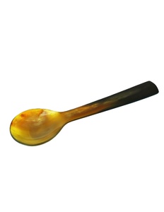 Cuillère en corne de buffle, ensemble de serveurs à salade en corne de buffle avec 2 spatules, ustensiles durables faits à la main - Product Image 1