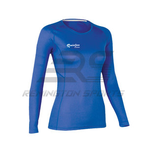 เสื้อรัดรูปแขนยาวสำหรับผู้ชายสีทึบเรียบๆ2023ออกแบบเองได้ตามต้องการ - Product Image 6