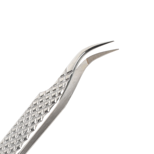 Pinzas para Extensión de Pestañas Bape Print Pakistan de Acero Inoxidable con Agarre Sólido y Logotipo Personalizado, Juego de Instrumentos de Grado Hospitalario Reutilizables - Product Image 4