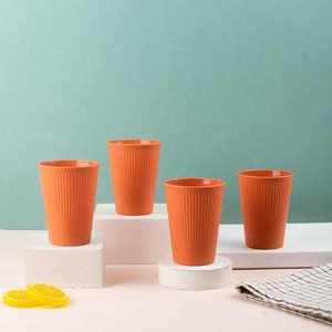 Juego de 4 piezas de Kulhad tradicional de lujo hecho a mano, de arcilla de terracota esmaltada, ecológico, con certificación CE, AL MALIK CRAFT - Product Image 1