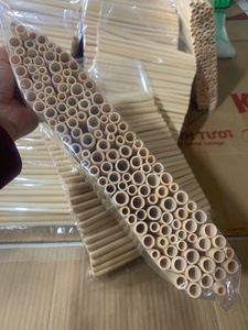 EN STOCK Pailles en bambou écologiques, sûres et propres, 100% végétales, idéales pour les jus et les smoothies, prix usine - Product Image 2
