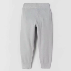 Conjunto de 2 Piezas de Ropa Deportiva de Felpa Francesa para Niños y Niñas Pequeños, Sudadera de Cuello Redondo y Pantalones Largos Holgados - Product Image 3