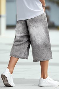 Pantalones Cortos de Moda Urbana para Hombre, Estilo Vintage, Personalizados, de Mezclilla, para Verano, Venta al Por Mayor - Product Image 5