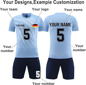 Camisetas y Tops de Fútbol de Manga Larga Lisos para Adultos, Uniformes Deportivos, Equipación de Fútbol, Uniforme de Fútbol con Corte Automatizado - Product Image 3