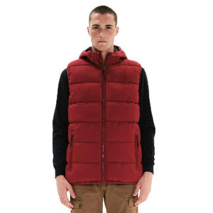 เสื้อกั๊กผ้าแคนวาสบุใยสังเคราะห์สำหรับผู้ชาย สีพื้น ระบายอากาศได้ดี ซิปหนา ราคาส่ง - Product Image 3