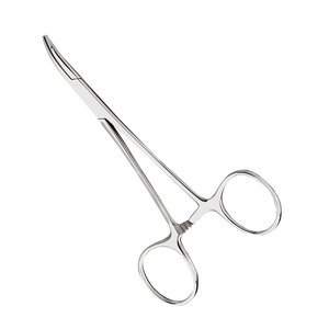 Pince de maintien, courbée, longueur 130 mm, en acier inoxydable denté, pince de maintien de précision pour laboratoire dentaire - Product Image 5