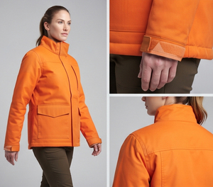 Veste softshell de chasse à capuche avec poche poitrine, couleur unie, imperméable, pour homme, fermeture éclair, idéale pour l'hiver - Product Image 3