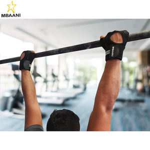 Guantes Ventilados para Levantamiento de Pesas con Muñequeras para Ejercicio en Gimnasio, Levantamiento de Pesas, Dominadas - para Hombres y Mujeres - Product Image 4