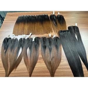 U Part <b>Human</b> Hair Topper Straight Natural Black Vietnamese Virgin Double Drawn Lace U Part <b>Wig</b> Wholesale - Product Image 5