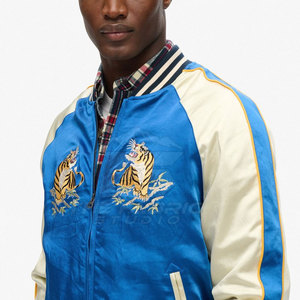 เสื้อแจ็คเก็ตซูกะจังผ้าซาตินปักลายพรีเมียม ด้านหน้าสั่งทำพิเศษ เป็นมิตรต่อสิ่งแวดล้อม ระบายอากาศได้ดี น้ำหนักเบา แฟชั่นทันสมัย เสื้อคลุมด้านนอก - Product Image 4