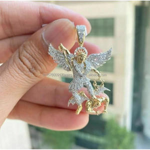 Designer <b>Angel</b> Jewelry Pendant With High Polish Finish And Luxury Streetwear Hip Hop Style - Product Image 1