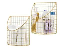 Cestas de hierro, cestas metálicas, cestas de almacenamiento de hierro, cestas de alambre de hierro, cestas de hierro para frutas, cestas de hierro para verduras, cestas de hierro para cocina - Product Image 4