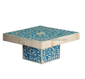 Top Selling Bone Inlay Square Cake Stand Floral Cake Stand/Chocolate Stand for EID and Ramadan Party Specially - Product Image 2