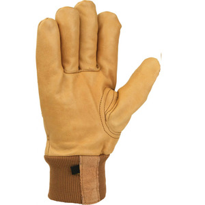 Gants de sécurité en cuir blanc Modern Movements 16 oz, durables, anti-chaleur, protection des mains pour le travail - Product Image 6