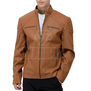 Veste en cuir élégante avec col montant, fermeture éclair sécurisée, coupe confortable et veste d'hiver fonctionnelle - Product Image 5