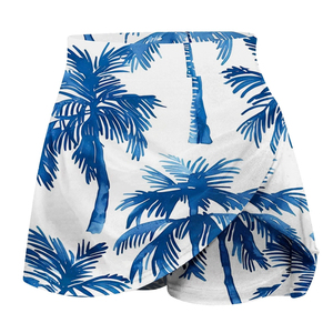Women <b>Hawaiian</b> Island Floral Maxi <b>Skirt</b> Tropical Beach Autumn Vacation Casual Lightweight Flowy <b>Skirt</b> Custom Embroidery 100% - Product Image 3