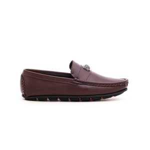 Mocassin de cérémonie café pour garçons - Product Image 2