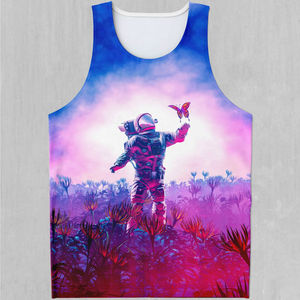 Camiseta sin mangas de secado rápido personalizada para hombre, informal, de verano, para gimnasio, con estampado completo por sublimación, promocional. - Product Image 5