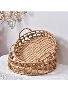 ถาดเสิร์ฟหวายพร้อมหูจับคู่ ออกแบบมาเพื่อการพกพาอาหาร จาน หรือของตกแต่งในห้องใดๆ ได้อย่างสะดวก - Product Image 4