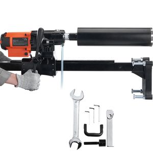 Trapano carotatore diamantato da 8 pollici con supporto per foratura a umido e a secco del calcestruzzo, 750 RPM, filettatura da 1 1/4" e 5/8" - Product Image 1