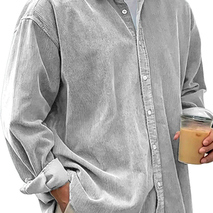 Nueva Camisa de Pana para Hombre, Manga Larga, Estilo Casual, Holgada, Gruesa, para Otoño e Invierno, Chaqueta Masculina - Product Image 3