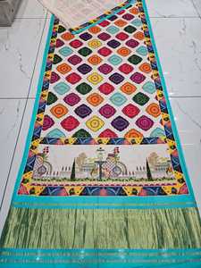 Sari en soie Gaji pure pour femme, élégant, avec bordure tissée Zari et Pallu riche, style fête, toutes saisons, mariage, festival, livraison rapide - Product Image 3